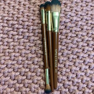 Brown Makeup Brush Set